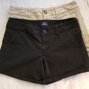 2 American Eagle Midi shorts